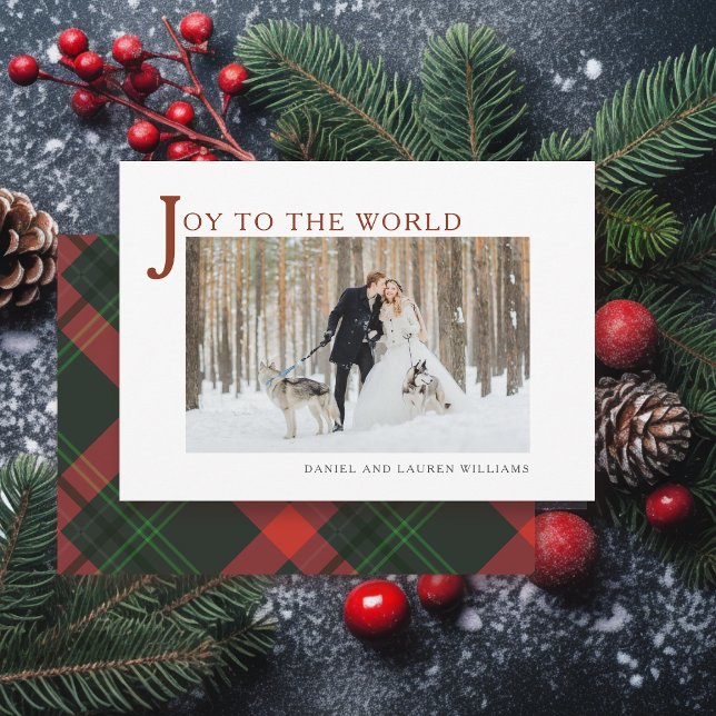 Joy to the World Simple Holiday Photo (Creator Uploaded)