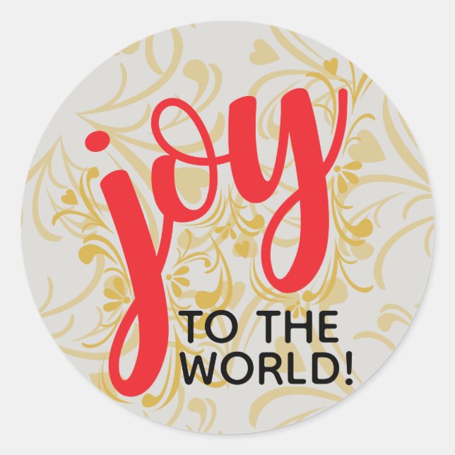 Joy To the World Sticker (Front)