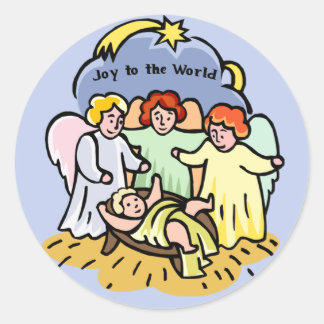 Joy to the World stickers