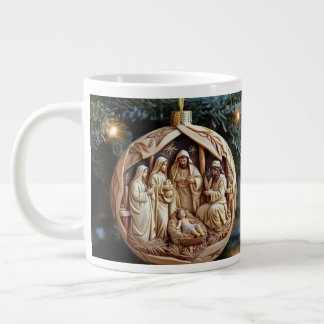 Joy to the World The Lord Is Come – Christian Chri Large Coffee Mug