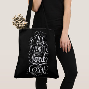 Joy to the World the Lord is Come Christmas Tote Bag