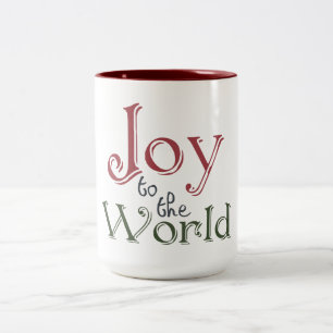 Joy to the World Two-Tone Coffee Mug