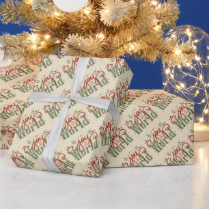 Joy to the World Wrapping Paper