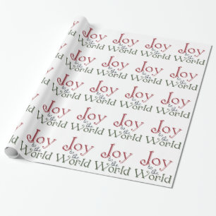 Joy to the World Wrapping Paper