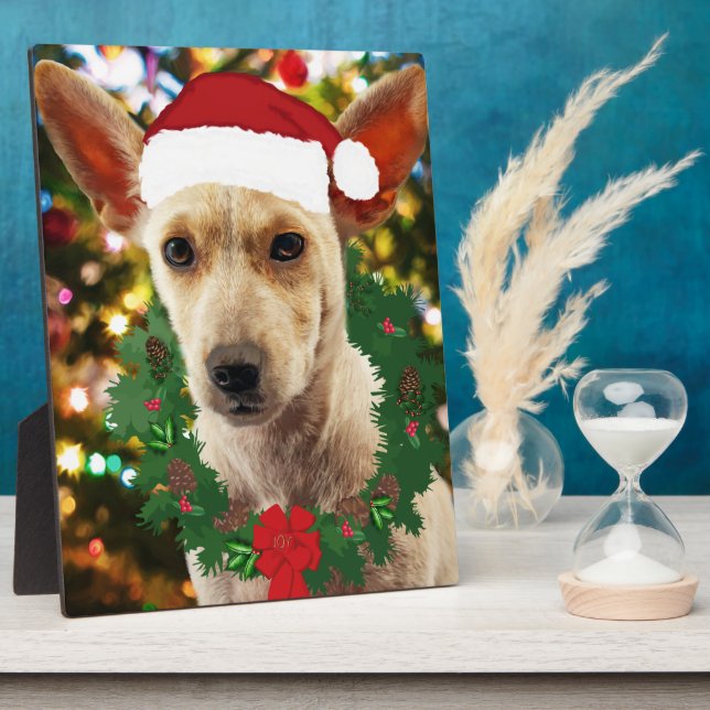 Joy to thee Puppy Plaque (Side)