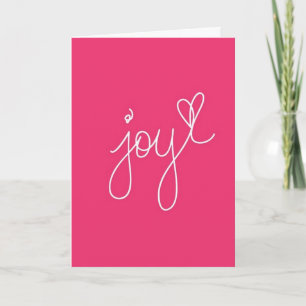 "JOY" TO YOU ON "YOUR BIRTHDAY" CARD