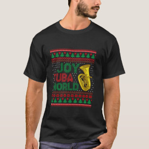 Joy Tuba World Ugly Christmas Sweater Music Lover 