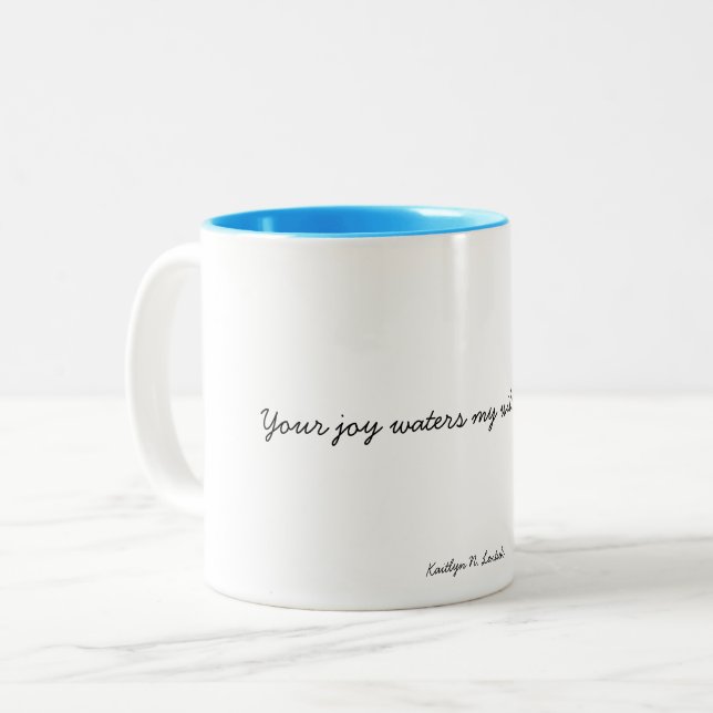 Joy Two-Tone Coffee Mug (Front Left)