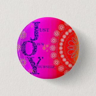 JOY Vibrant 3 Cm Round Badge