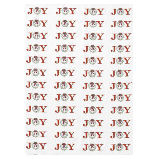 Joy With Wreath Tablecloth