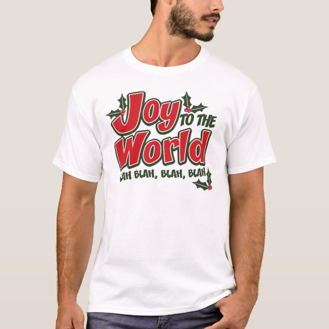 Joy World Blah Blah unisex t-shirt  (light) (Front)
