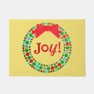 Joy Wreath Doormat