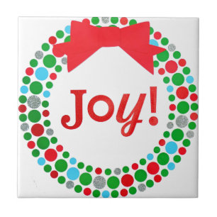Joy Wreath Tile