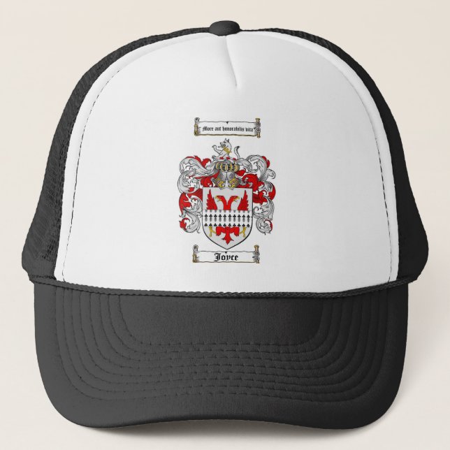 JOYCE FAMILY CREST -  JOYCE COAT OF ARMS TRUCKER HAT (Front)