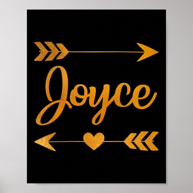Joyce Personalised Name Funny Birthday Custom Mum  Poster (Front)
