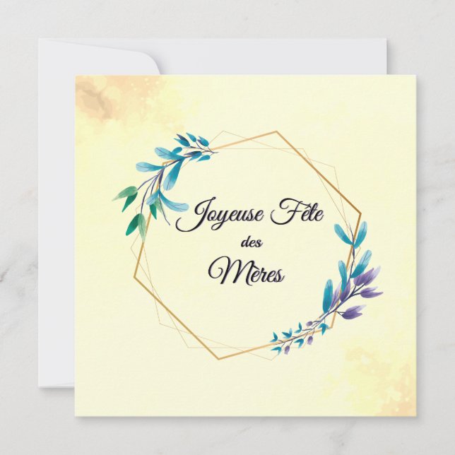 Joyeuse Fete des Meres | Happy Mother's Day Card (Front)