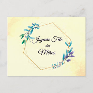 Joyeuse Fete des Meres   Happy Mother's Day Postcard