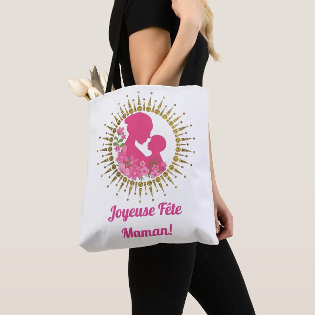 Joyeuse Fête Maman  Tote Bag (Close Up)
