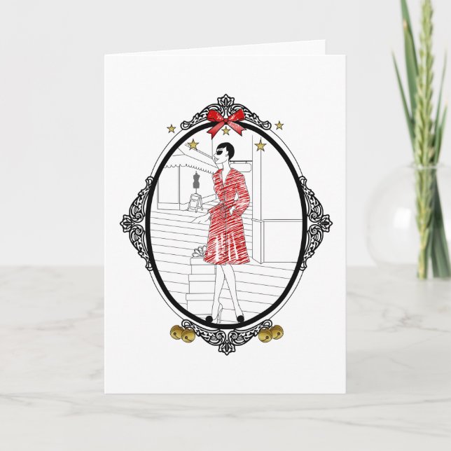 Joyeuses Fêtes Holiday Card (Front)