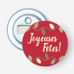 JOYEUSES FÊTES PETIT CADEAU DE NOËL BOTTLE OPENER