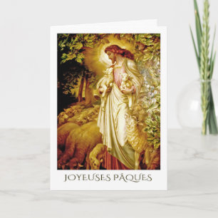 Joyeuses Pâques. Easter Cards in French