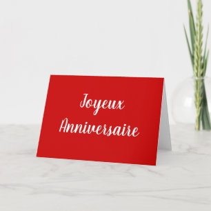 ***Joyeux Anniversaire***  BIRTHDAY OR ANNIVERSARY Card