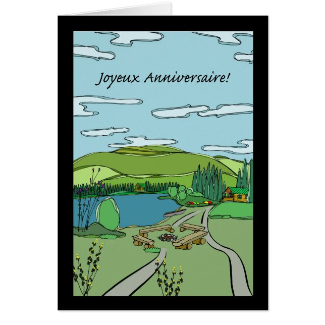 Joyeux Anniversaire! Cabins by the Lake, Scenic (Front)