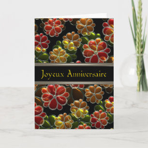 Joyeux Anniversaire French Birthday by Valxart Card