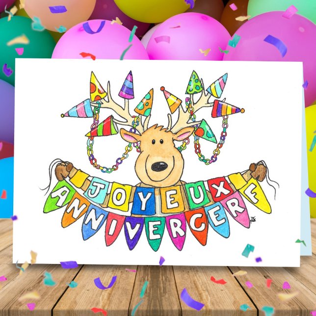 Joyeux Anniversaire - french greeting Card (Creator Uploaded)