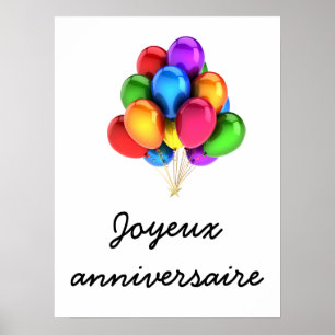 Joyeux anniversaire poster