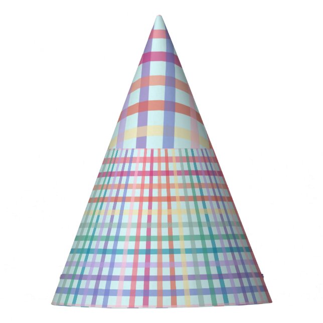 Joyeux Belle Plaid Party Hat (Front)