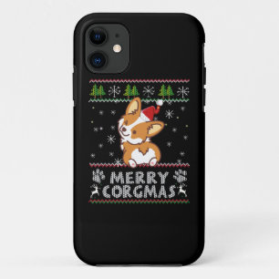 Joyeux Corgmas Noel Corgi iPhone 11 Case
