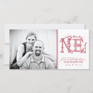 Joyeux Holiday Photo Card