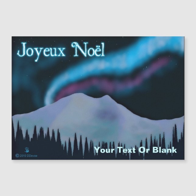 Joyeux Noёl - Blue Aurora (Front)