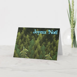 Joyeux Noёl - Dark Forest Holiday Card