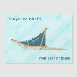 Joyeux Noёl - Dog Sled On Snow