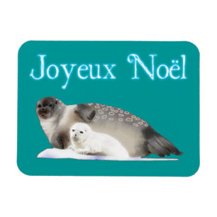 Joyeux Noёl - Ringed Seal Magnet