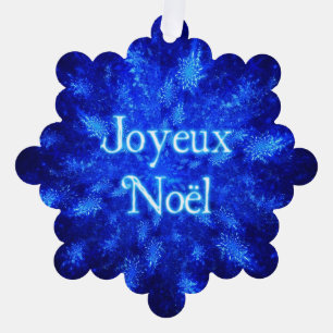 Joyeux Noёl - Snowburst Tree Decoration Card