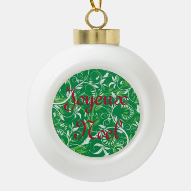 Joyeux Noel - ball ornament (Front)