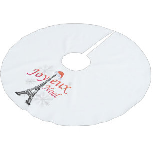 Joyeux Noel Brushed Polyester Tree Skirt