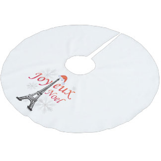 Joyeux Noel Brushed Polyester Tree Skirt