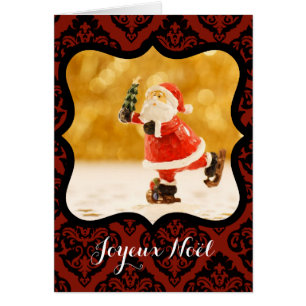 Joyeux Noel Cadre decoratif Photo Carte de Voeux