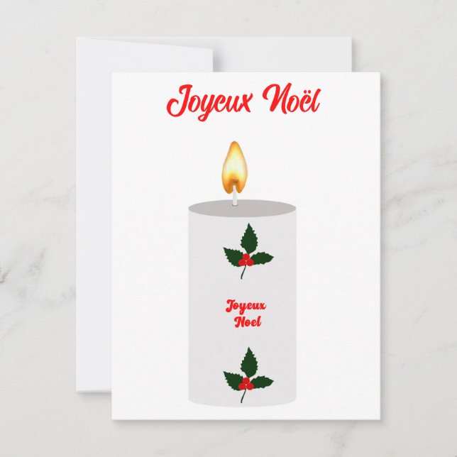 Joyeux Noël Card (Front)