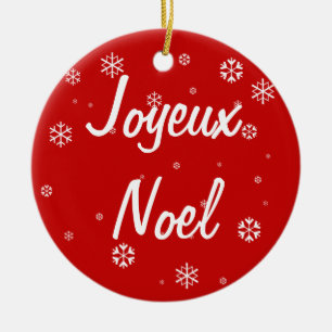 Joyeux Noel Ceramic Tree Decoration