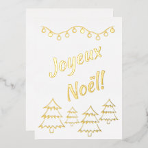 Joyeux Noel Christmas Lights Xmas Tree White