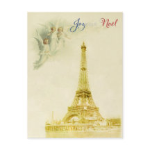Joyeux Noel Christmas Postcard