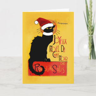 Joyeux Noël Du Chat Noir Holiday Card