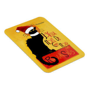 Joyeux Noël Du Chat Noir Magnet