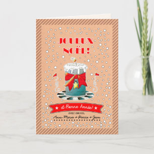 Joyeux Noël et Bonne Anné Christmas Card in French