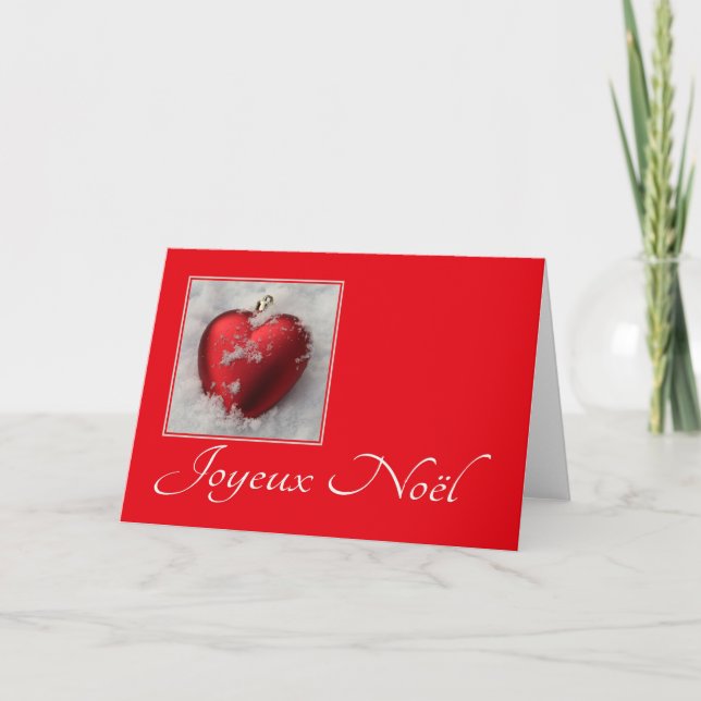 Joyeux Noël French Christmas card (Front)